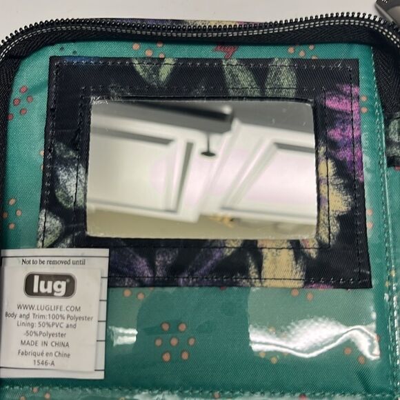 Lug Sleeper XL - Navy Bloom Organizer for Makeup Brush and Accessories - Picture 5 of 16